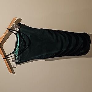 Shein Glamour Rushed Backless Halter Bodycon dress